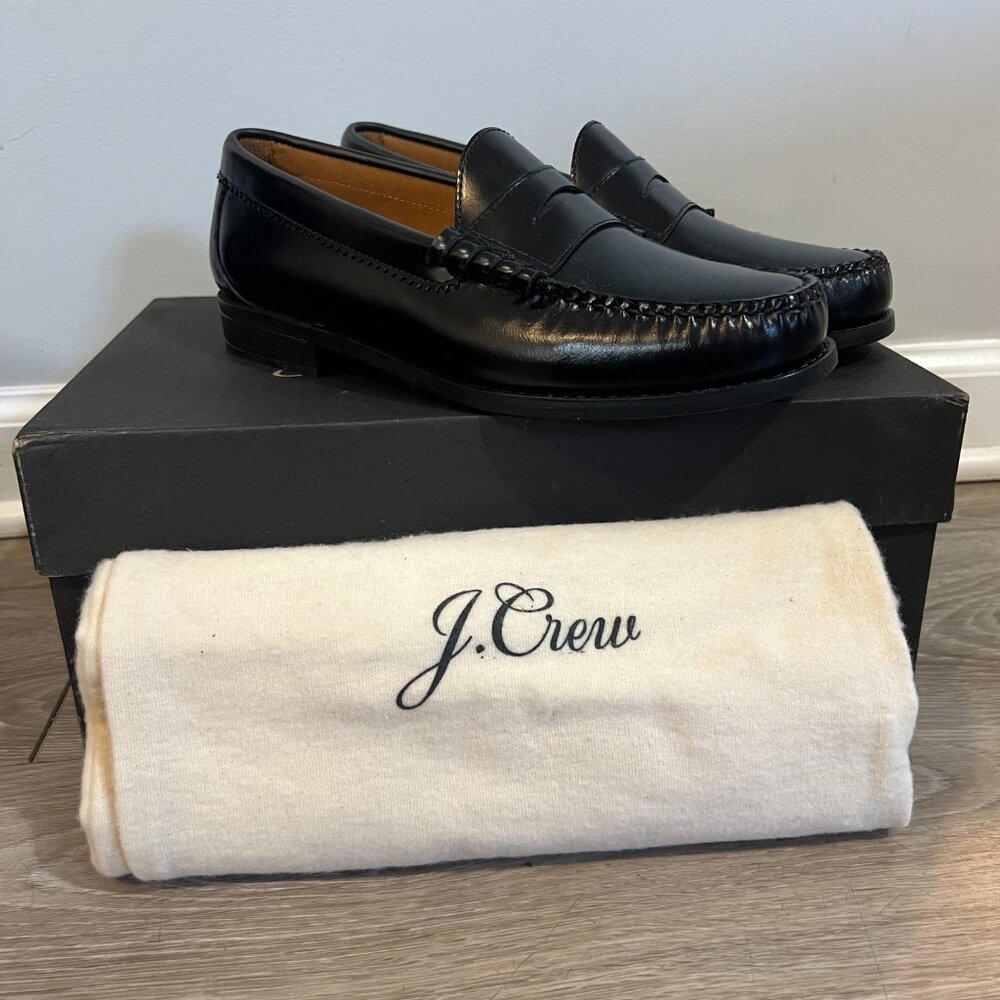 J. Crew Men's Black Loafers